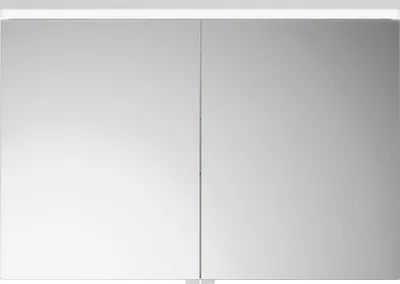Image de burgbad Lin20 Armoires de toilette avec éclairage LED, 2 portes, 1000x700x170mm, SPQK100F5351