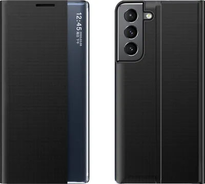Produktbild von Samsung Galaxy S22+ (S22 Plus) Schwarzes Klappetui mit Standfunktion