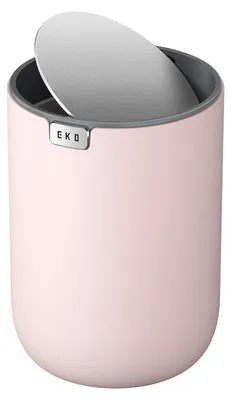 Productafbeelding van EKO mini prullenbak voor op tafel, met scharnierend deksel, 1,5 liter. Kleine prullenbak, geschikt voor cosmetica