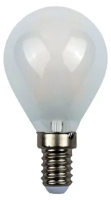 Zdjęcie produktu dla Alcapower Żarówka LED Kulka G45 E14 4W 500lm 3000K Ciepła Biel Szkło Szronione - Energooszczędne oświetlenie Klasa E