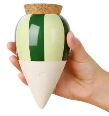 Produktbild von Bewässerungskegel Olla Gestreift Grün & Grün
