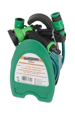 Produktbild von BRÜDER MANNESMANN M62100, 10 m, Über Boden, Schwarz, Grün, Polyvinylchlorid (PVC), 1 Stück(e)