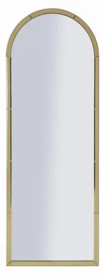 Zdjęcie produktu dla FURNLUX Lustro ścienne Baku Gold 55cm / Kolor główny: złoty / Wymiary: 55 x 150 x 2 cm