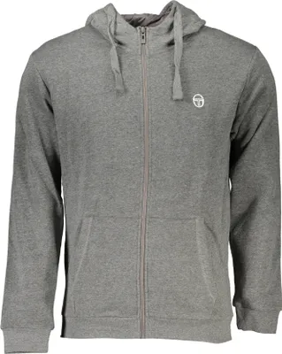Produktbild von Sergio Tacchini Herren-Kapuzenpullover mit Kapuze Nanke dunkelgrau XL