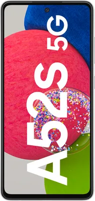 Produktbild von Samsung Galaxy A52s 5G SM-A528B 16,5 cm (6.5 Zoll) Hybride Dual-SIM Android 11 USB Typ-C 6 GB 128 GB 4500 mAh Weiß