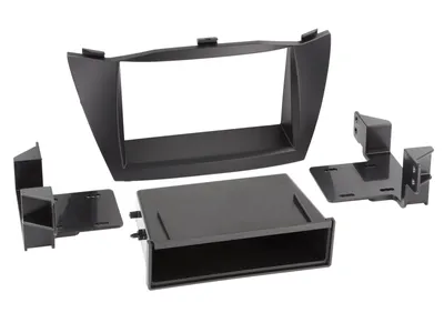 Zdjęcie produktu dla Panel radia Hyundai IX35 1-DIN ze schowkiem 2010 - 2013 czarny