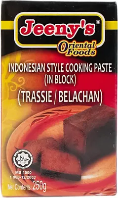 Produktbild von Jeeny´s Trassie Belachan Garnelenpaste Block 250g (stinkt)