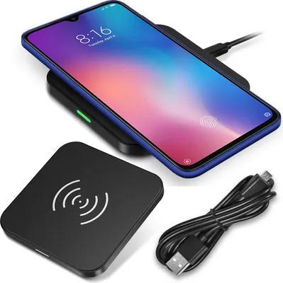 Produktbild von Ladegerät für Xiaomi Mi 9 Für QI Wireless Charger Induktives Kabellos Laden