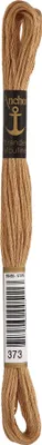 Produktbild von Anchor Sticktwist 4635000-00373 honig Stickgarn, 100 % Baumwolle