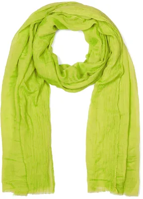 Produktbild von styleBREAKER Damen Schal Leicht & Transparent mit kurzen Fransen | Einfarbiges Halstuch für Frühling und Sommer | Weiches großes Schultertuch 188 x 100 cm