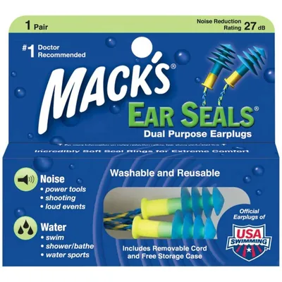 Produktbild von Mack's Silikon-Ohrdichtungen zum Schwimmen