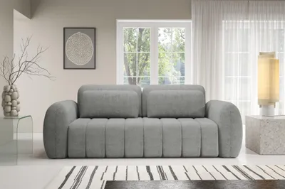 Produktbild von Sofa 3-Sitzer mit Schlaffunktion CARIA in Stoff Quelle Grau