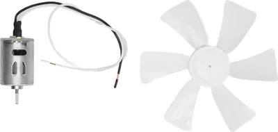 Obrázek produktu pro Sada lopatek ventilátoru RV Plastové 6palcové lopatky ventilátoru RV s 12V motorem D Axes pro cirkulaci vzduchu