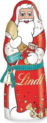 Zdjęcie produktu dla Czekolada mleczna Lindt Father Christmas z karmelem i solą 125g