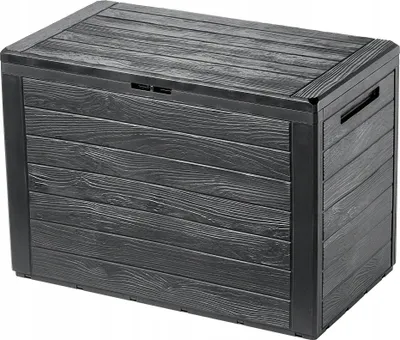 Obrázek produktu pro Zahradní box Úložný box – balkon/terasa – objem 190 l – pro venkovní použití – antracitová barva