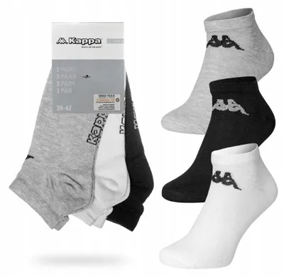 Produktbild von Kappa 3er Pack Füßlinge Sommer Herren Damen Baumwolle