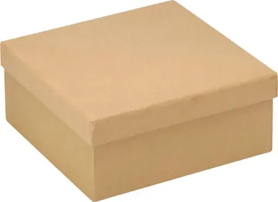 Produktbild von Box aus Pappe quadratisch 20,5x20,5x9 cm