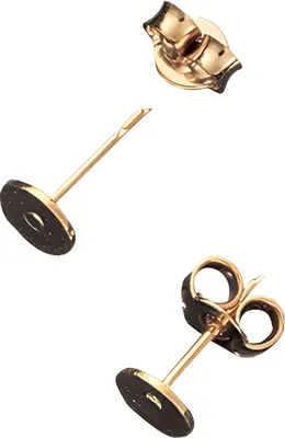 Produktbild von KNORR PRANDELL 212369532 Ohrstecker Platte: Ø 5 mm Metall goldfarben