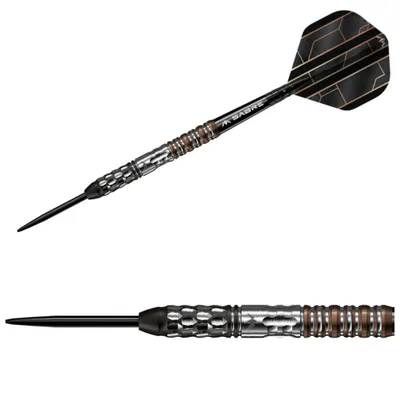 Produktbild von Mission | Tycho | Steeldarts | 95% Tungsten | 22g | Schwarz & Bronze PVD | Dartpfeile Set