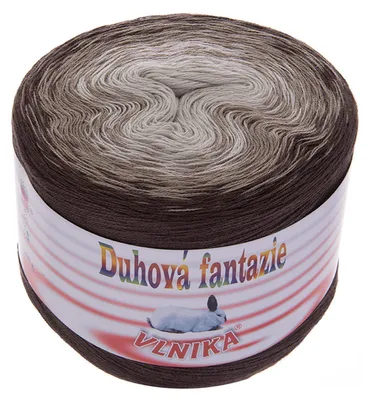 200g Strickgarn Duhová fantazie natural earth