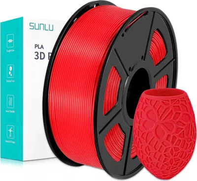 Produktbild von Sunlu PLA Filament Red 1.75mm 1kg