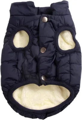 Produktbild von Mit Fleece gefš¹tterte Hundejacke mit 2 Schichten , sehr warm fš¹r den Winter und kaltes Wetter, extraweiche, winddichte Hundeweste