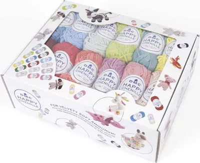 Produktbild von DMC Pack Happy Chenille – komplette Farbkollektion