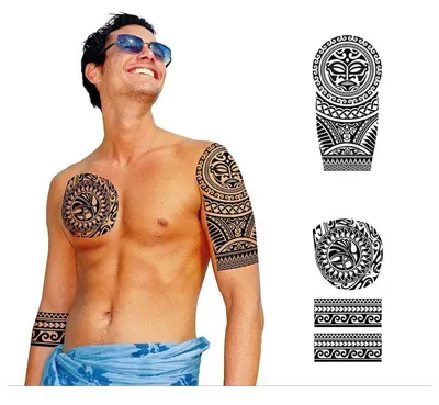 Produktbild von SCHWARZE Temporäre Tattoos Junggesellenabschied Urlaub Mix