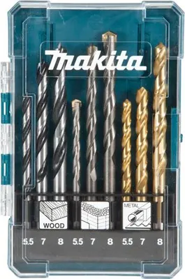 Image de Makita - D-71978 Jeu de forets mixtes 9 pièces