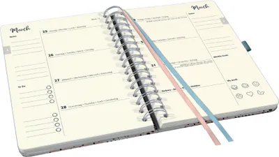 Produktbild von sigel Buchkalender Jolie "Rose Inspiration" 2024 A5