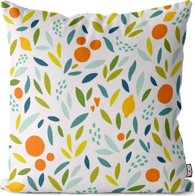 Produktbild von VOID Obst Früchte Küche Muster Kissenbezug Kissenhülle Polyester wasserfest Outdoor Garten Kissen Deko