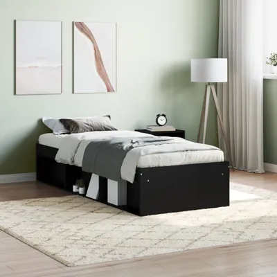 Obrázek produktu pro Maison Exclusive – postelová konstrukce, černá, 75 × 190 cm