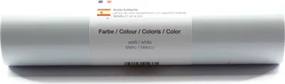 Produktbild von Kreativplotter Vinylfolie glÇÏnzend WEISS 21x300 cm