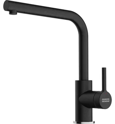 Produktbild von Franke 115.0728.478, Standard, Schwarz, Messing, Hebelgriffe, Einzelbild, 3/8"