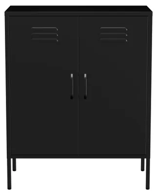 Productafbeelding van Lendo Online Dressoir Metaal 80x40x100 cm Zwart
