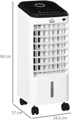Image de Climatiseur mobile - Refroidisseur d'air - 3 en 1 : ventilateur, climatiseur et déshumidificateur - Réservoir d'eau de 7 litres