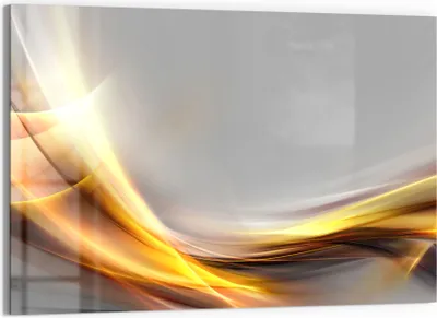Produktbild von DEQORI Magnettafel Glas 60x40 cm 'Glänzende Lichtreflexe' beschreibbar Whiteboard