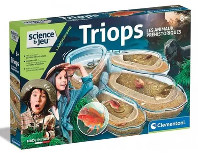 Image de Triops les animaux préhistoriques - labo science et jeu - clementoni - 52565 - aquarium
