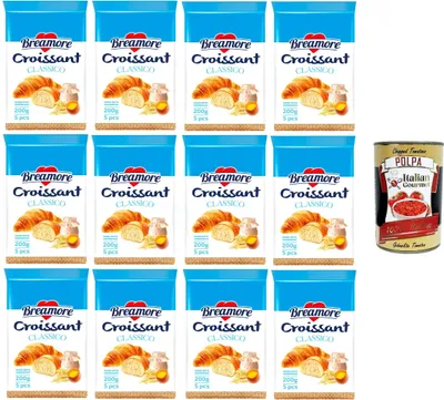 Produktbild von Breamore -Klassisches Croissant 12x 225gr + Italian Gourmet polpa 400g