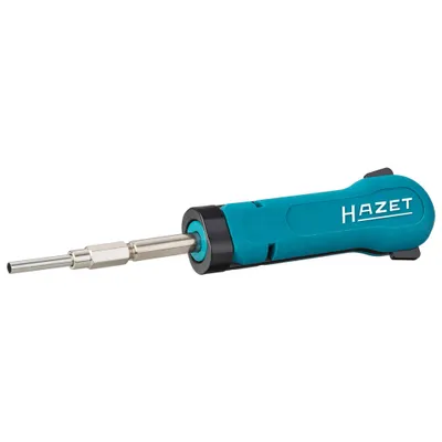 A teal and silver tool with a black accent, isolated on a white background.