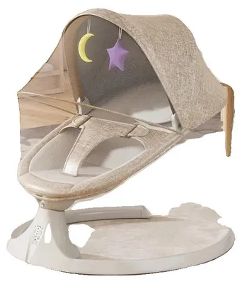 Produktbild von Babywiege, Bluetooth-Musik, verstellbare Schaukelbewegung, XM3-KHAKI