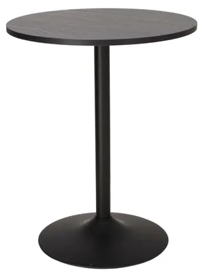 Zdjęcie produktu dla Stół okrągły czarny nowoczesny 60 cm do salonu kawiarni