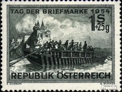 Produktbild von Briefmarken Österreich 1954 Mi 1010 (kompl.Ausg.) postfrisch Tag d. Briefmarke