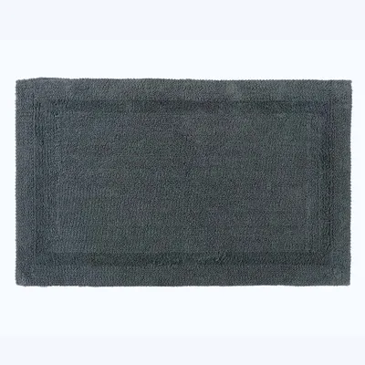 Produktbild von HOMESCAPES XXL-Badematte grau 70x120 cm aus 100% Baumwolle