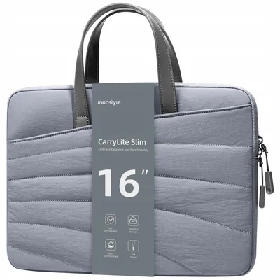 Produktbild von Innostyle Damen Laptoptasche 15 6 16 Wasserdicht Carrylite Slim Grau