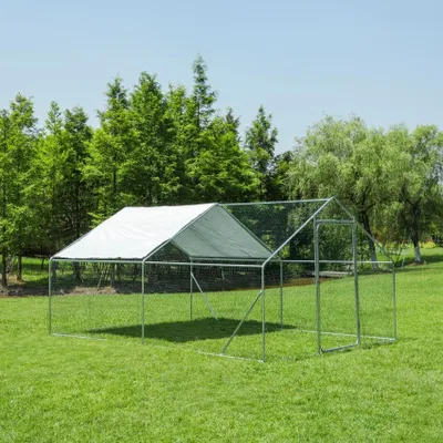 Obrázek produktu pro Výběh pro drůbež - klec pro slepice VESPAGARDEN - 6x3x2m / 18m2