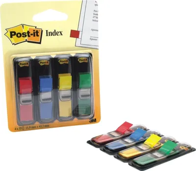 Zdjęcie produktu dla Zestaw karteczek samoprzylepnych Post-it 683-4 Kolorowe 12 x 43,1 mm (6 sztuk)