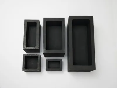 Obrázok produktu pre Odlievacie formy z grafitu, vnútorné rozmery: 105x40x30 mm, vonkajšie rozmery: 125x60x40 mm
