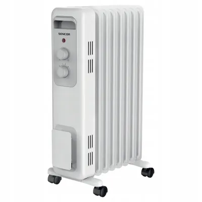 Obrázok produktu pre Elektrický ohrievač Olejový ohrievač 1500W Naplnený olejom Elektrický radiátor Olejový radiátor Mobilný ohrievač