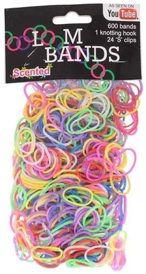 Produktbild von Loom Duftgummibänder 600 Stück 2